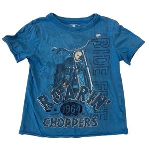 4T blue shirt short sleeve kids